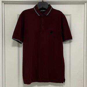Dolce & Gabbana Burgundy Polo Shirt